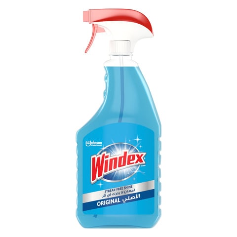 اشتري ويندكس مُنظف زجاج بَخاخ، أصلي أزرق، 750مل في السعودية
