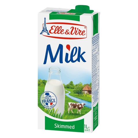 Elle &amp; Vire UHT Skimmed Milk 1L