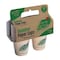 Fun Green Track Bamboo Paper Cups Beige 207ml 20 PCS