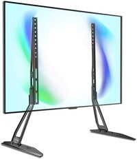 Table Top TV Base/TV Legs for 27-60 inch LCD LED Flat Screen TV Stand on Table with Tilt and Height Adjustable