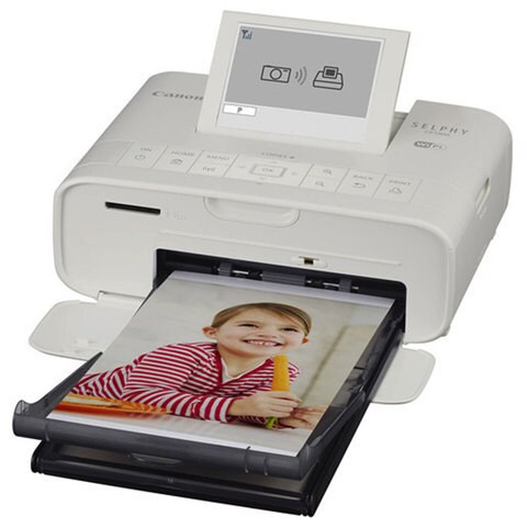 Buy Canon Selphy CP1300 Wirless Printer Black + Canon RP-108 Photo Paper  Online in UAE