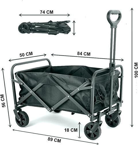 Beach wagon camp store cart