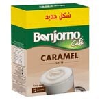 Buy Bonjorno Latte Caramel - 18 Gram - 12 Sachets in Egypt