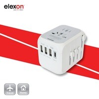 Elexon Universal Travel Adaptor ELT6 White