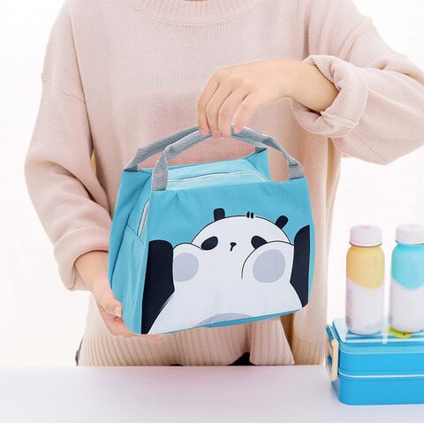 Buy Store food Waterproof Lunch Bag For Women Kids Men Cooler Lunch Box Bag  Tote Canvas Lunch Bag Insulation Package Portable Cartoon( model : banda)  Online - Shop Cleaning & Household on