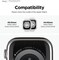 Elago Duo for Apple Watch Series 8/7 (45mm), Series 6/SE/5/4 (44mm) cover case - Clear White