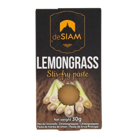 De Siam Lemongrass Stir Fry Paste 30g