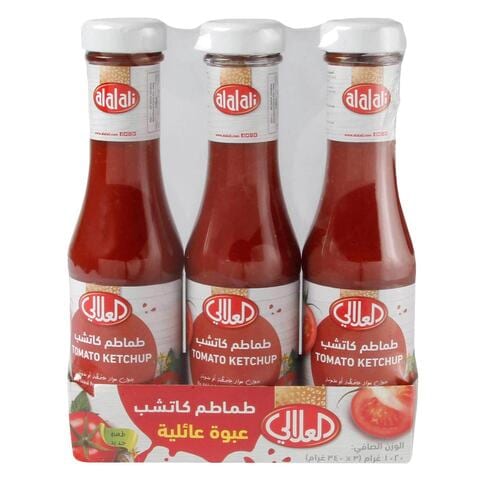 اشتري العلالي طماطم كاتشب 340 جرام × 2 + 1 مجانا في السعودية