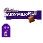 Buy Cadbury Dairy Milk Chocolate 35g in Saudi Arabia