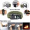 COOLBABY 23 Kinds Outdoor Gear Camping Survival Kit,Professional Emergency Kits Survival Gear and Equipment with Bag,for Men Camping Outdoor Adventures,Gift for Men