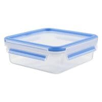 Tefal MasterSeal Fresh Square Food Storage Box Clear/Blue 0.85L