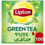 Buy Lipton Pure Non-Bitter Green Teabags 1.5g Pack of 100 in UAE