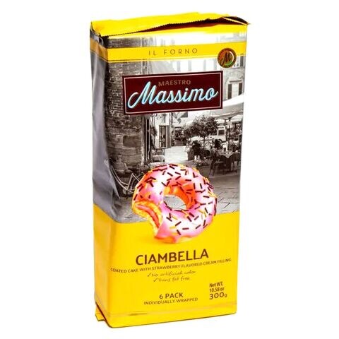 Maestro Massimo Ciambella Donut With Strawberry Cream Filling 300g
