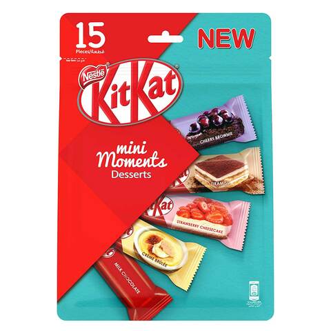 Nestle KitKat Mini Moments Desserts Chocolate Bag 255g