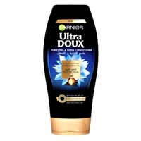 Garnier Ultra Doux Charcoal And Nigella Seed Oil Purifying And Shine Conditioner Black 400ml