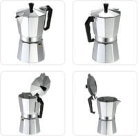 3-Cup Aluminum Espresso Percolator Coffee Stovetop Maker Mocha Pot