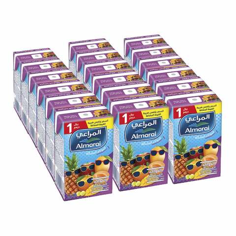 Buy Almarai Juice 100% Mixed Fruit 140ml X 18 in Saudi Arabia