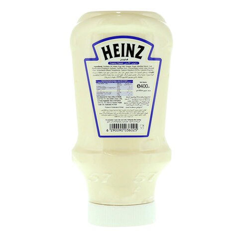 Heinz Mayonnaise Creamy Classic Top Down Squeezy Bottle 400ml