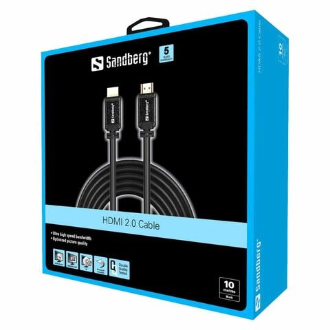 Sandberg HDMI 2.0 Cable 10m Black