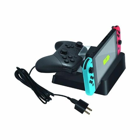 Steelplay Console And Controller Charging Dock For Nintendo Switch Black