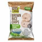 Buy Rice Up Sour Cream And Onion  Brown Rice Chips 25g in Kuwait