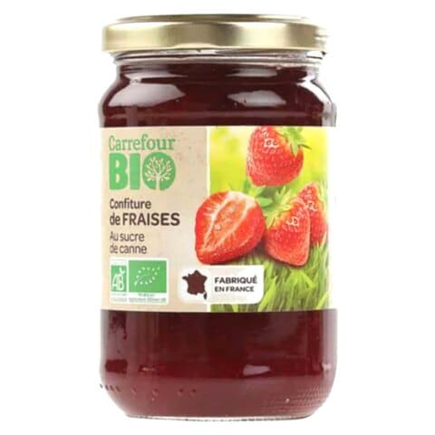 Carrefour Bio Extra Strawberry Jam 360g