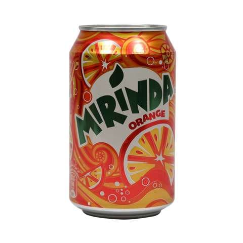 Mirinda Orange Soft Drink Can 330ml