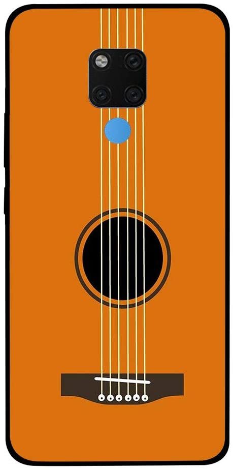Theodor - Protective Case For Huawei Mate 20 Orange Guitar Silicone Cover