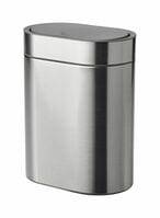 Buy Stainless Steel Bin Silver 21cm in UAE