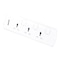 Philips 3 Way Extension Socket With Individual Switch 4m