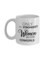 muGGyz Printed Ceramic Coffee Mug White