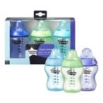 Buy Tommee Tippee Closer To Nature Colour My World Feeding Bottle Multicolour 260ml Pack of 3 in UAE