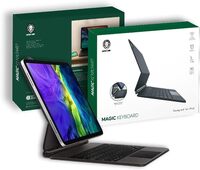 Green Lion Magic Keyboard (Arabic/English) 500mAh For iPad 10.9/10Th Gen. 2022, Foldable &amp; Portable, High Sensitivity Touchpad, Backlight With Brightness Adjustable