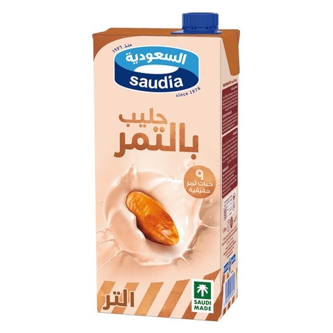 Buy Saudia Long Life Milk With Date 1L in Saudi Arabia