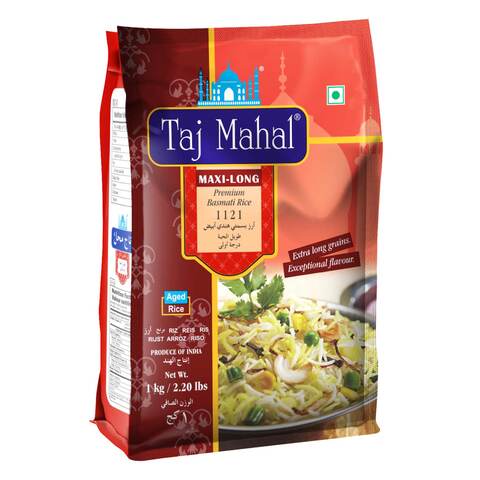 Buy Taj Mahal Maxi Long Supreme Basmati Rice 1Kg Online - Carrefour Kenya