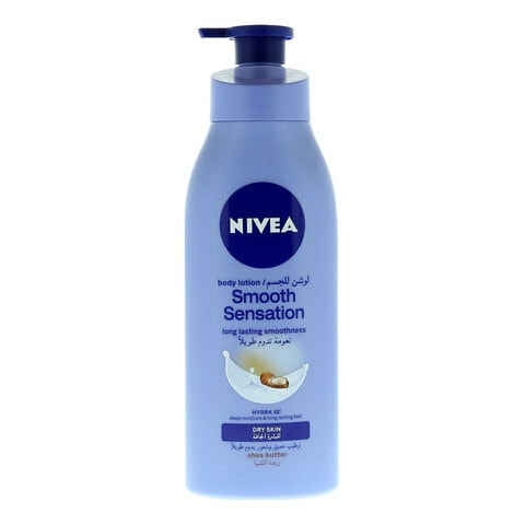 NIVEA Body Lotion Moisturizer for Dry Skin, 48h Moisture Care, Shea Smooth Shea Butter, 400ml