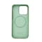 Guess Magsafe Liquid Silicone Logo Hard Case For Iphone 14 Pro Plate Kaki