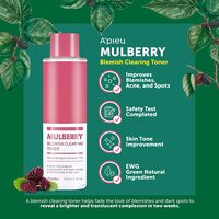 A&#39;pieu Mulberry Blemish Clearing Toner 7.10 Fl OZ (210ml), Face Toner Skin Care Korean Toner For Dry And Combination Skin Types, Cleanses Skin, Blemish Clearing