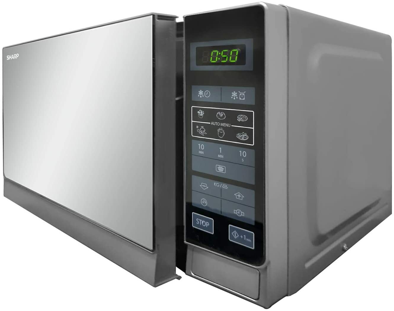 Buy Sharp Electric Microwave Oven 800W R20MT(S) Black/Silver Online