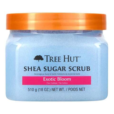 Tree Hut Exotic Bloom Shea Sugar Scrub Blue 510g