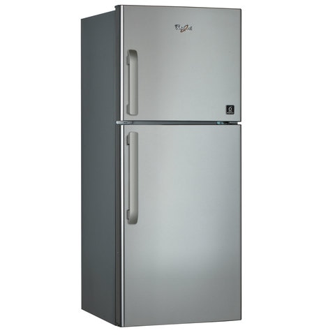 Whirlpool Free Standing Double Door Refrigerator Silver 214L Net Capacity WTM302RSL