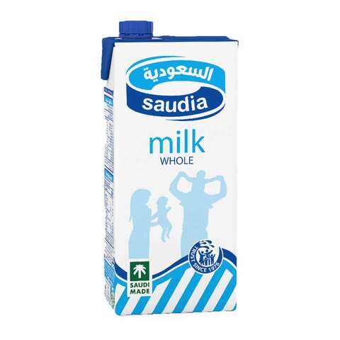 السعودية حليب كامل الدسم 1لتر