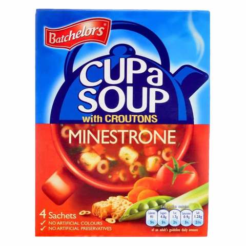 Batchelors Minestrone Cup A Soup With Croutons 94g