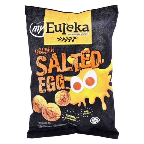 اشتري MyEureka Golden Salted Egg Gourmet Popcorn 80g في الامارات