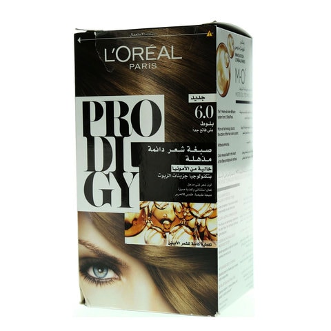 L&#39;Oreal Paris Prodigy Ammonia Free Permanent Oil Hair Colour 6.0 Dark Blonde
