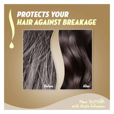 Sunsilk Shampoo, hair care for Dry Damaged Hair, Hairfall Solution, with Soya Vitamin Complex &amp; Castor Oil, 700ml