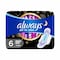 Always All in one Ultra Thin Night sanitary pads with wings 6 pads