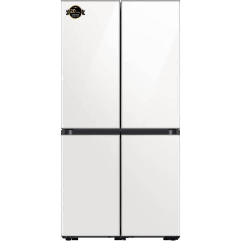 Samsung 772L Bespoke French Door Refrigerator with Customizable Color Panels RF85A92W1AP