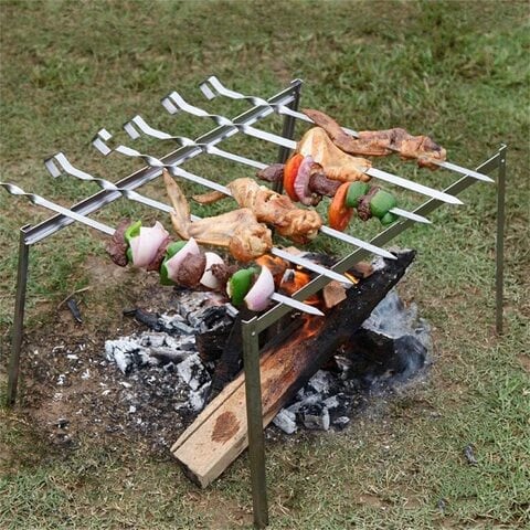 Bbq skewers stainless steel sale