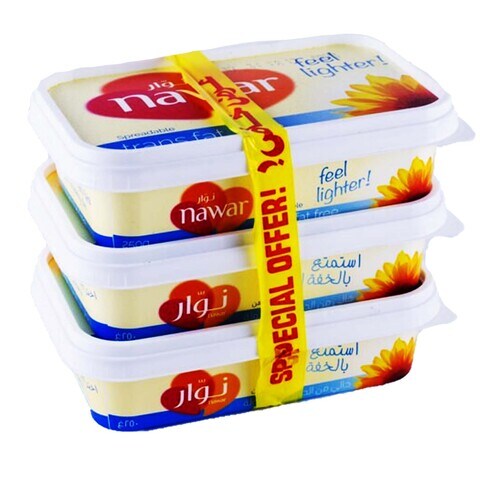 NAWAR SUNFLOWER MARGARINE 250GX2+1 price in Kuwait | Carrefour Kuwait ...